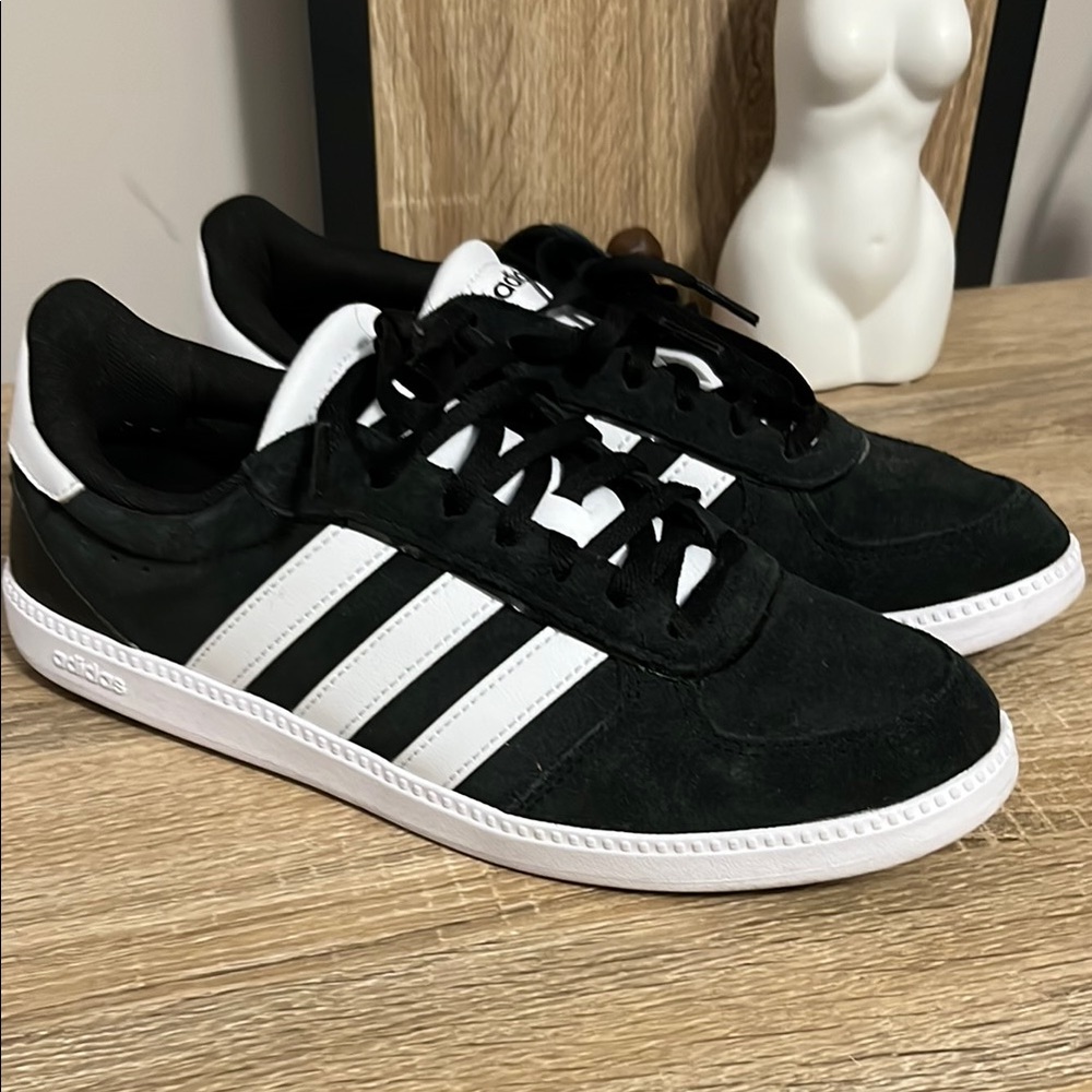 Adidas Black and White Sneakers